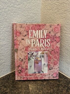 Emily in Paris Hardcover Cocktail Book - Pink Floral Cover